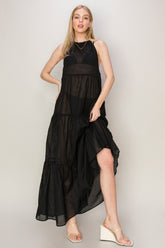 HYFVE Halter Neck Maxi Dress - Perfect Summer & Beach Cover-Up